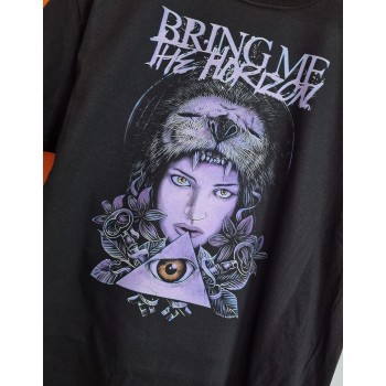 T-shirt nera Bring me the horizon