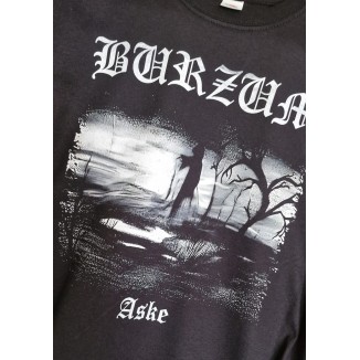 T-shirt nera Burzum Aske