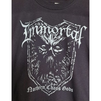 T-shirt nera Immortal northern chaos gods