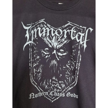 T-shirt nera Immortal northern chaos gods