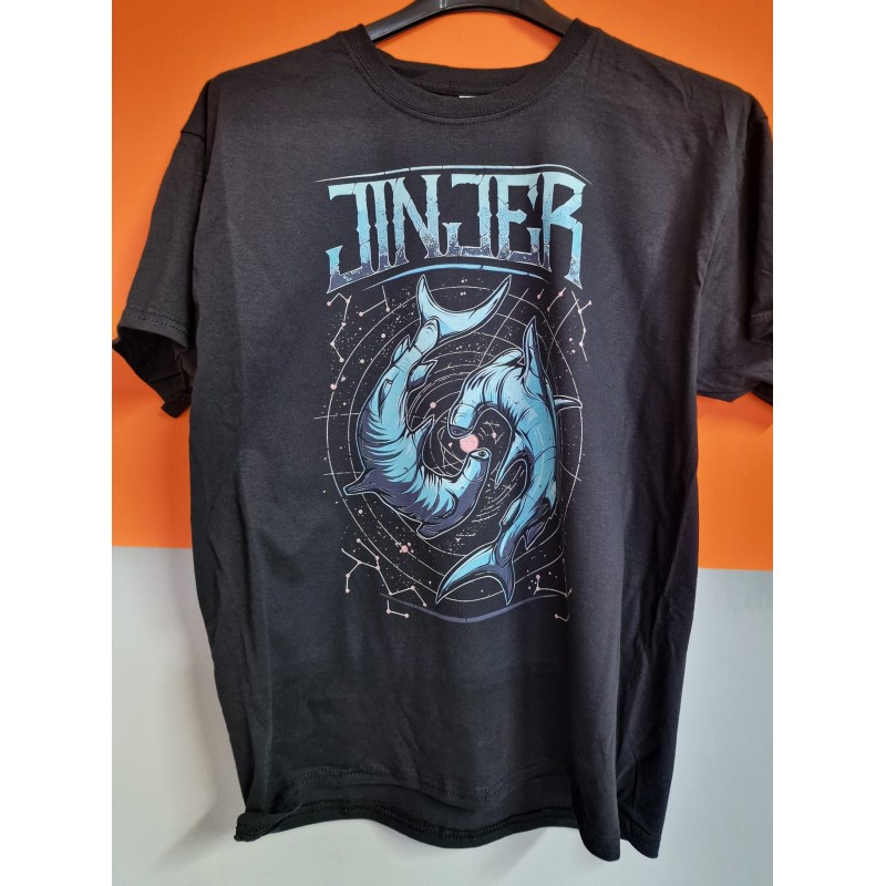 T-shirt nera jinjer T-shirt nera jinjer