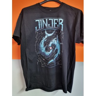 T-shirt Nera Jinjer - Espressione Potente del Metal Moderno | vrzshop