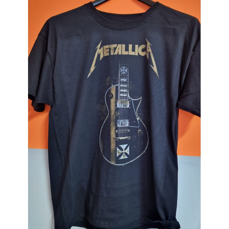T-shirt nera metallica 2024 T-shirt nera metallica 2024