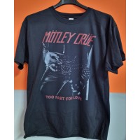 T-shirt Nera Mötley Crüe - Too Fast for Love | Glam Rock Style | vrzshop