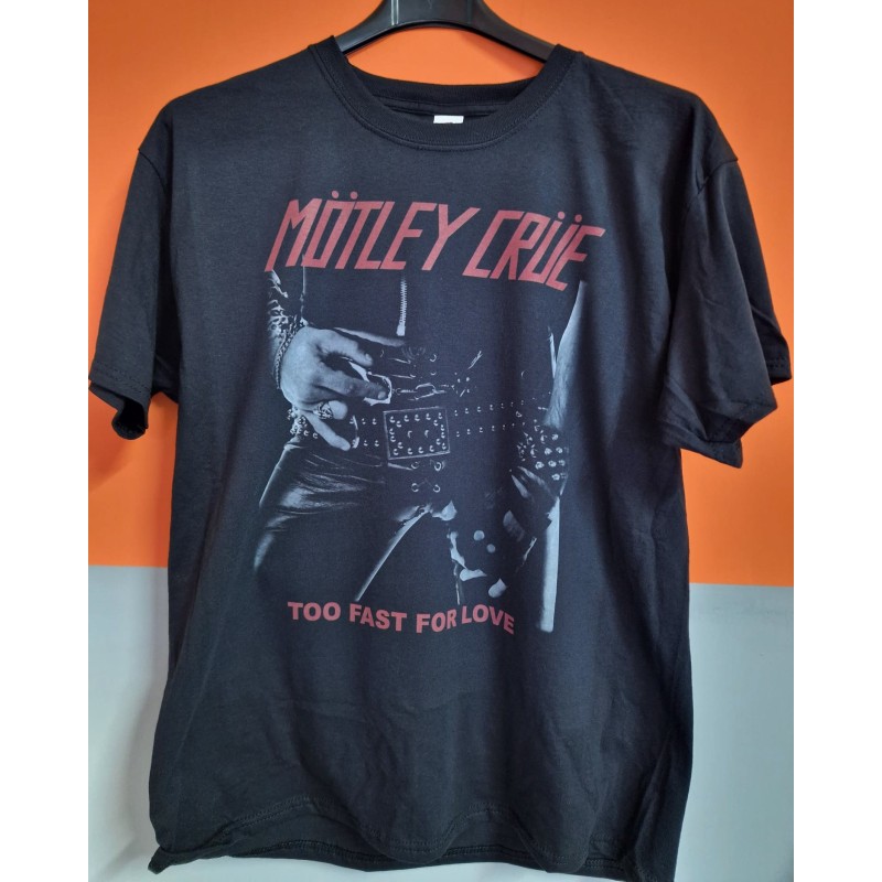 T-shirt nera Motley Crue - too fast for love T-shirt nera Motley Crue - too fast for love