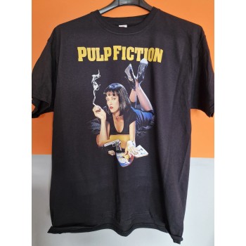 T-shirt Nera Pulp Fiction - Stile Iconico del Cinema | vrzshop