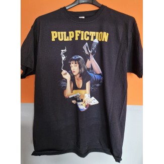 T-shirt Nera Pulp Fiction - Stile Iconico del Cinema | vrzshop