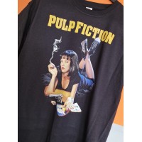 T-shirt Nera Pulp Fiction - Stile Iconico del Cinema | vrzshop