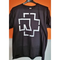 T-shirt Nera Rammstein Logo - Simbolo del Metal Teutonico