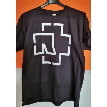 T-shirt Nera Rammstein Logo - Simbolo del Metal Teutonico