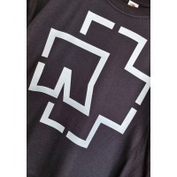 T-shirt Nera Rammstein Logo - Simbolo del Metal Teutonico