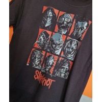 T-shirt Nera Slipknot - Le 9 Facce dell'Oscurità | Metal Alternativo | vrz shop