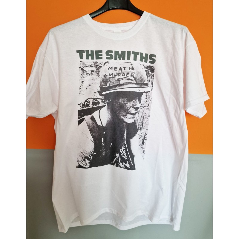 T-shirt bianca The Smiths - Meat is murder T-shirt bianca The Smiths - Meat is murder
