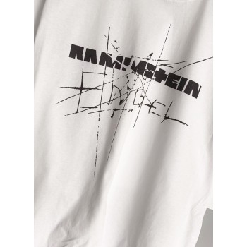 T-shirt bianca Rammstein Engel