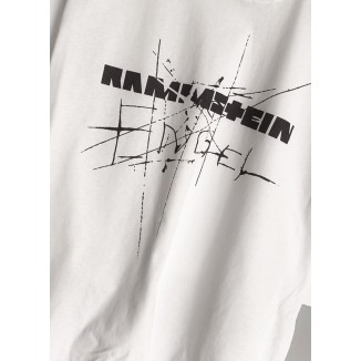T-shirt bianca Rammstein Engel