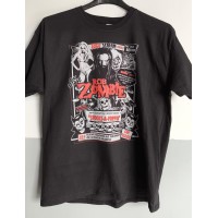 T-shirt Nera Rob Zombie - Stile Horror Metal Iconico | vrz shop