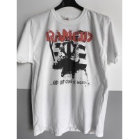 T-shirt Bianca Rancid - "And Out Come the Wolves" - Punk Rock Ribelle | vrz shop