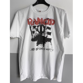 T-shirt Bianca Rancid - "And Out Come the Wolves" - Punk Rock Ribelle | vrz shop