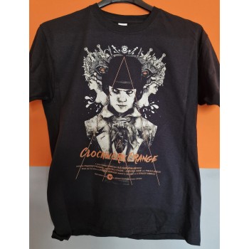 T-shirt Nera Arancia Meccanica - Stile Distopico e Iconico | vrz shop