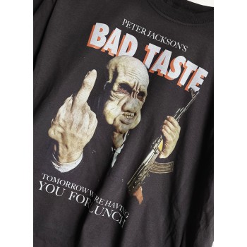 T-shirt nera Bad taste