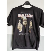 T-shirt Nera "Bad Taste" - Stile Cult Horror | vrz shop