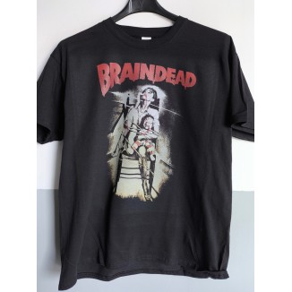 T-shirt Nera Braindead - Stile Horror-Comedy Cult | vrz shop
