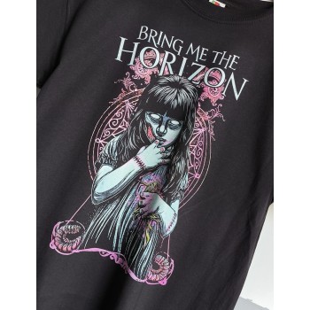 T-shirt nera Bring me to horizon