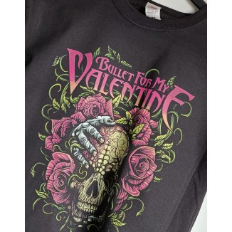 T-shirt nera bullet for my valentine