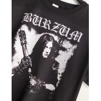 T-shirt Nera Burzum - Esplora il Black Metal Oscuro | vrz shop