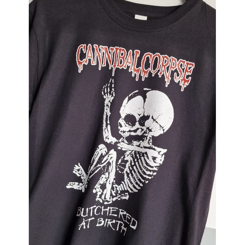 T-shirt nera Cannibal corpse - butchered at birth T-shirt nera Cannibal corpse - butchered at birth