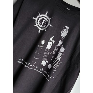 T-shirt nera Carpathian Forest