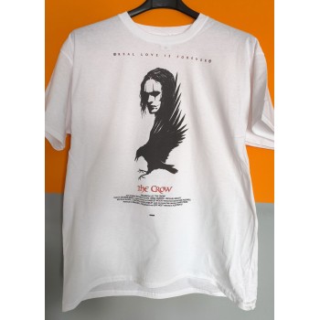 T-shirt Bianca Il Corvo - Omaggio al Cult Movie | vrz shop