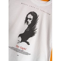 T-shirt Bianca Il Corvo - Omaggio al Cult Movie | vrz shop