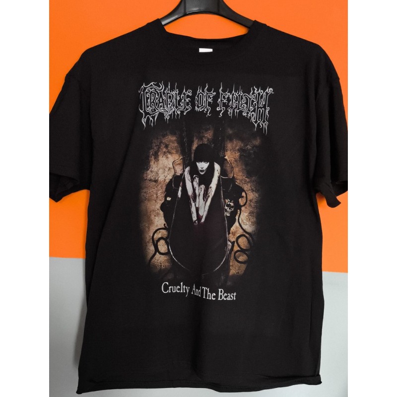T-shirt nera Cradle of filth - cruelty and the beast