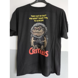 T-shirt Nera Critters - Omaggio al Cult Movie Horror | vrz shop