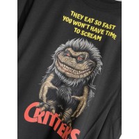 T-shirt Nera Critters - Omaggio al Cult Movie Horror | vrz shop