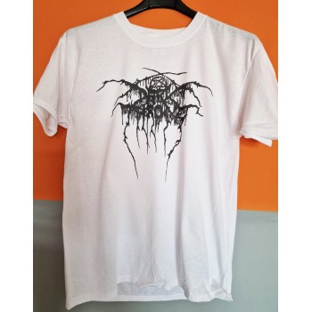 T-shirt Bianca Darkthrone - Emblema del Black Metal | vrz shop
