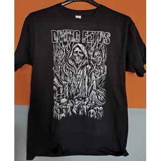 T-shirt Nera Dying Fetus - Potenza e Brutalità | vrz shop