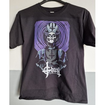 T-shirt Nera Ghost - Il Mistero e il Metal | vrz shop