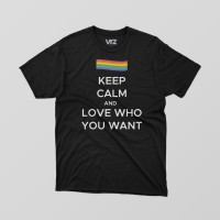 keep calm and love who you want | vrzshop