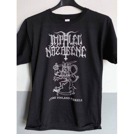 T-shirt Nera Impaled Nazarene - Suomi Finland Perkele | vrz shop