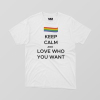 keep calm and love who you want | vrzshop