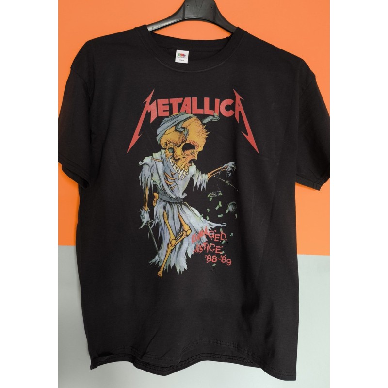 T-shirt metallica damage justice 88-89 T-shirt metallica damage justice 88-89