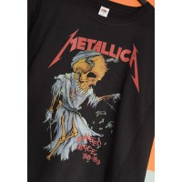 T-shirt Nera Metallica - Damage Justice 88-89 | vrz shop