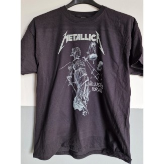 T-shirt Nera Metallica - ...And Justice for All | vrz shop