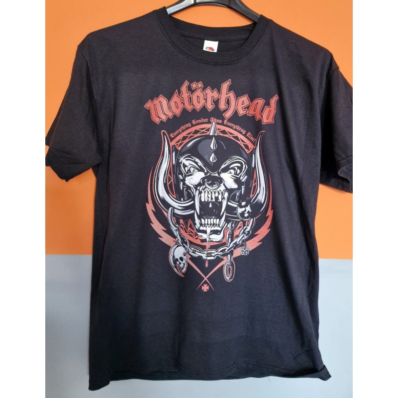 T-shirt nera Testa Snaggletooth Motorhead