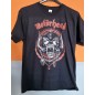 T-shirt nera Testa Snaggletooth Motorhead