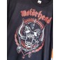 T-shirt nera Testa Snaggletooth Motorhead