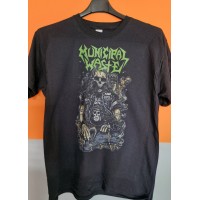 T-shirt Nera Municipal Waste | vrz shop