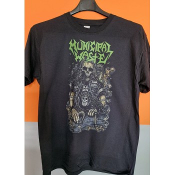 T-shirt Nera Municipal Waste | vrz shop